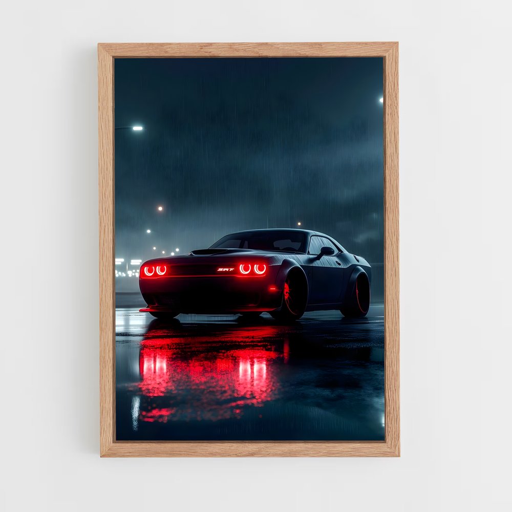 Poster Monstre de pluie – affiche Dodge (vue 4)